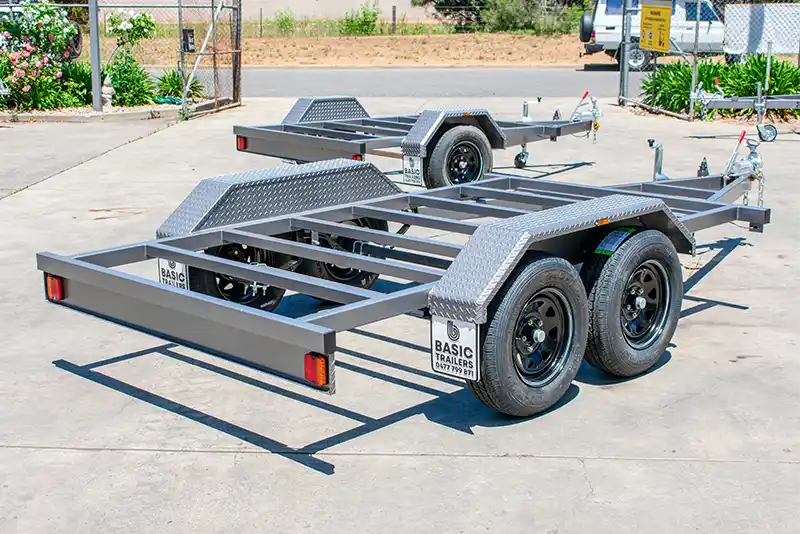 12X5 Rolling Chassis Trailers